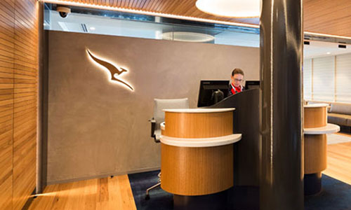 Qantas Business Lounge
